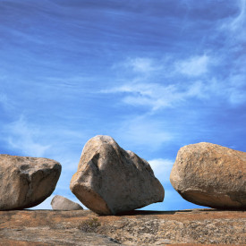 "Four Granite Boulders, Bald Rock" <br/> $600 unframed / $750 framed
