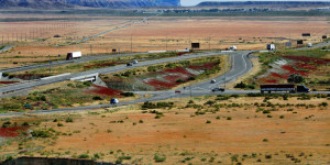 "Ballet at Crescent Junction – <br/> I-70 Interchange" <br/> Archival ink jet print <br/> $560