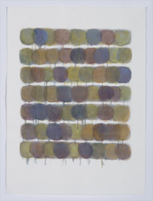 "Gather 16" <br/> Mixed media on paper <br/> $2400