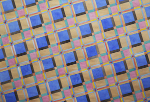 "Blue 1" <br/> Watercolor on paper <br/> $3500