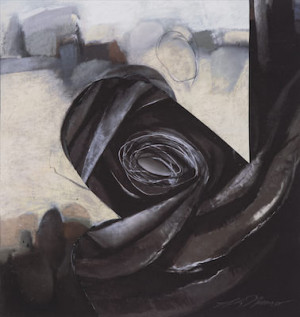 "Isolation Collage 7" <br/> Collage on paper <br/> $800