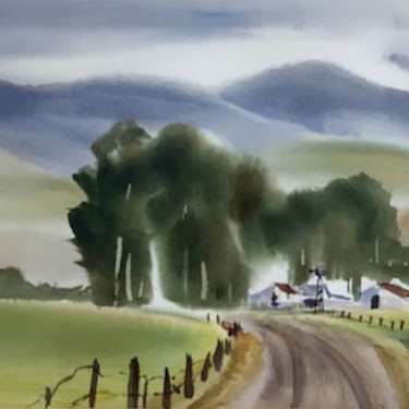 Untitled<br/>
E. Penhoet<br/>
Watercolor on paper<br/>
23.5“ x 29.5“<br/>
$225