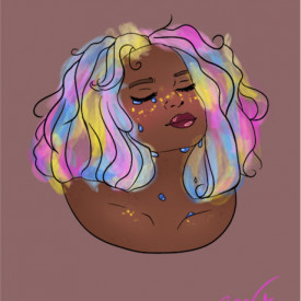 "Rainbow Bubble"<br/>
Elizabeth Jiminez<br/>
Monterey High School<br/>