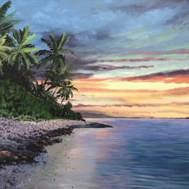 "Hawaiian Shore"<br/>
Hailie Bringas<br/>
Seaside High School<br/>