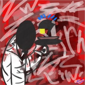 "Served on a Platter"<br/>
Julian Atkins<br/>
Monterey High School<br/>