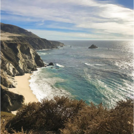 "Big Sur"<br/>
Lisseth Cabrera<br/>
Monterey High School<br/>
