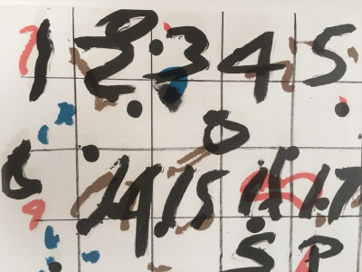 Sam Tchakalian<br/>
Acrylic on paper<br/>
21.5 In. x 29.5 in. <br/>
1979<br/>
Not For Sale