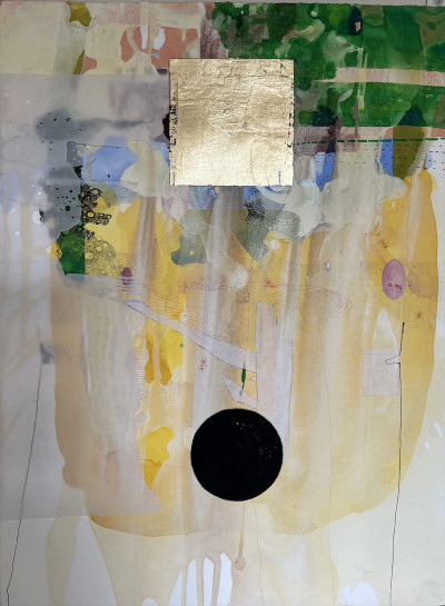 Amy Thornberry<br/>
"(w)hole"<br/>
Mixed media, 2022<br/>
22 in. x 30 in.<br/>
Courtesy of the artist